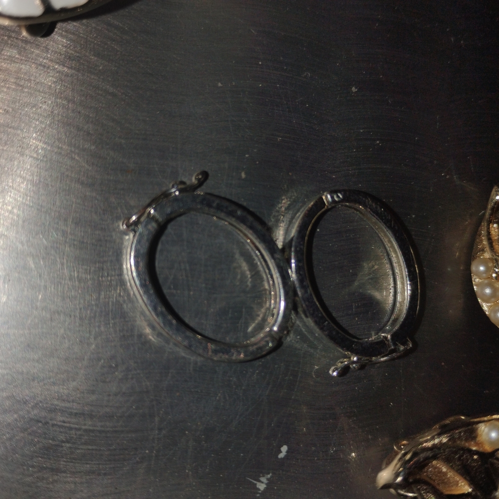 Silver Hoop Earrings